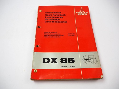 Deutz dx85 traktor - deutz,