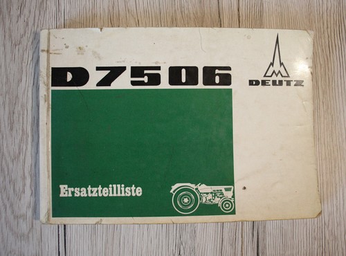 Original ersatzteilliste deutz - original,