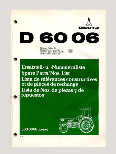 Deutz 6006 traktor - d,