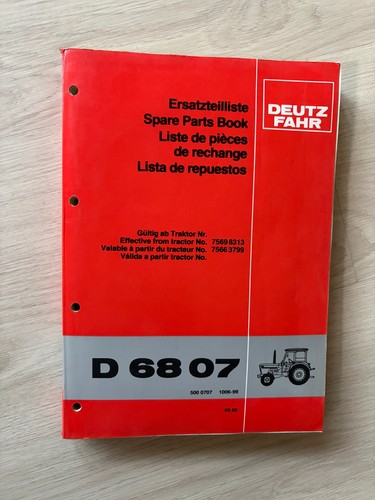 Original deutz ersatzteilliste - deutz,
