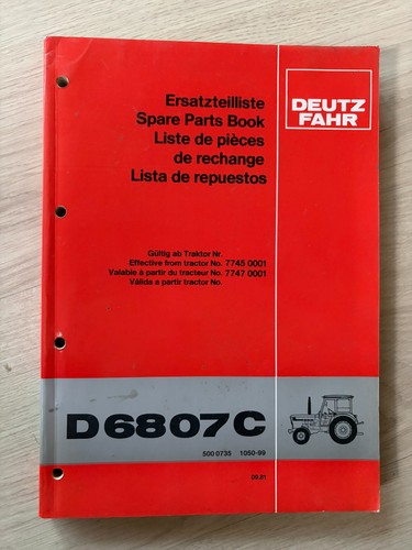 Original deutz ersatzteilliste - original,