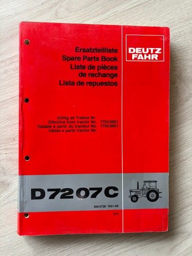 Original ersatzteilliste deutz - ersatzteilliste,