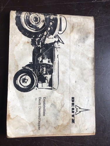 Ersatzteilliste deutz 2505 - ersatzteilliste,
