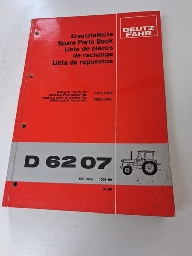Original ersatzteilliste deutz - original,