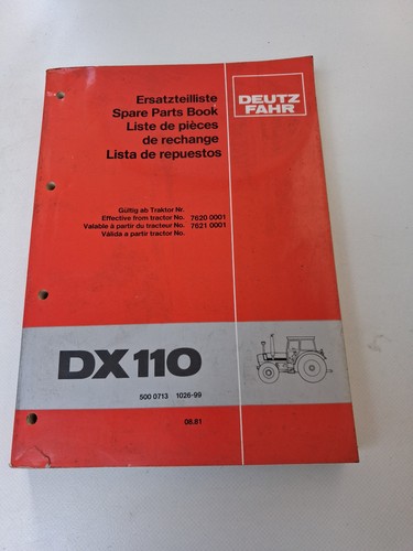 Original ersatzteilliste deutz - ersatzteilliste,