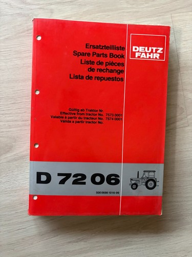Original deutz ersatzteilliste - original,