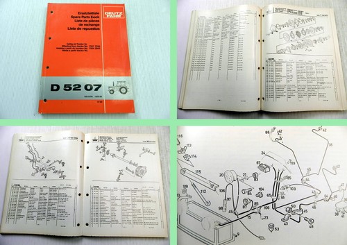Original deutz 5207 traktor - d,