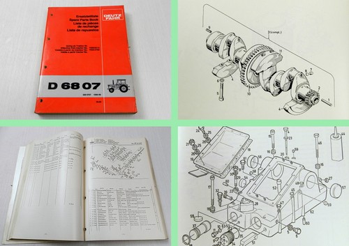 Original deutz 6807 traktor - d,