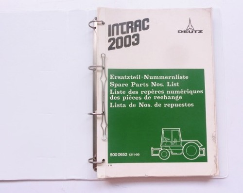 Deutz intrac 2003 traktor - deutz,