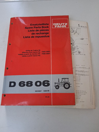Original ersatzteilliste deutz - original,