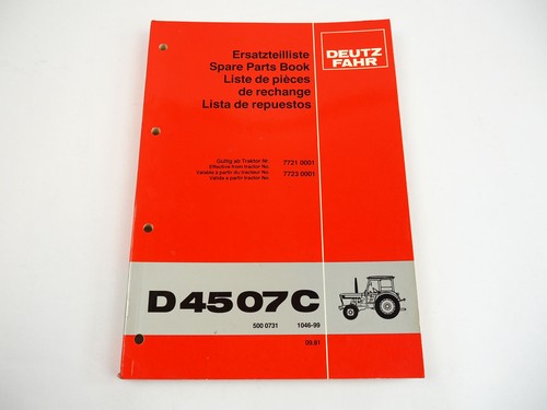 Original deutz 4507c traktor - d,