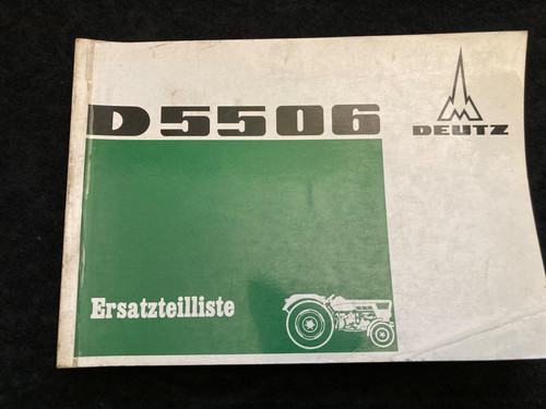 Ersatzteilliste deutz 5506 - ersatzteilliste,
