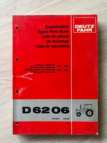 Original ersatzteilliste deutz - ersatzteilliste,