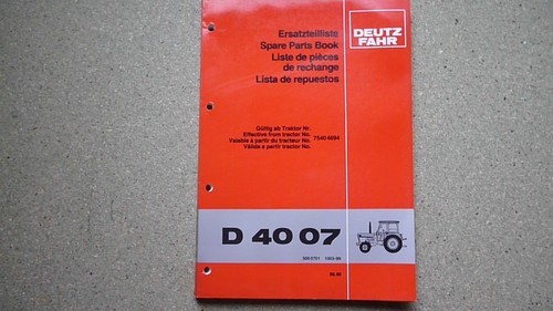 Deutz traktor 4007 - d,