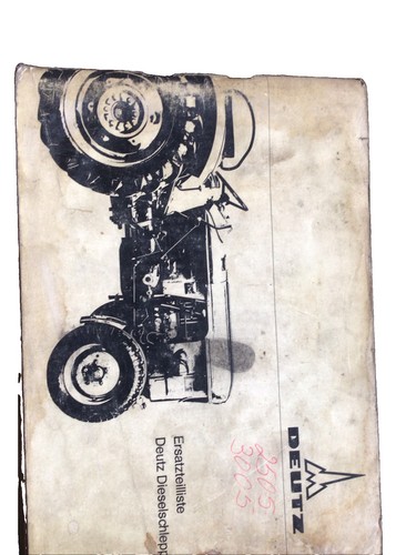 Ersatzteilliste deutz 2505 d - ersatzteilliste,