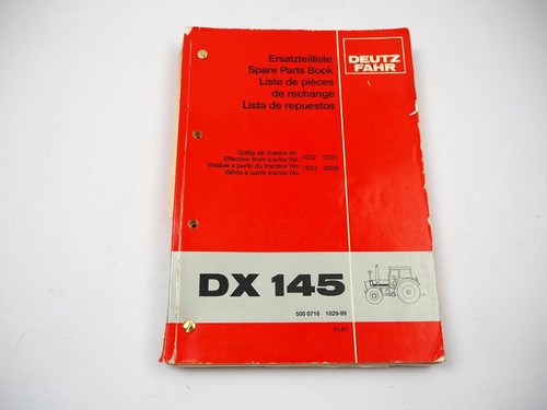 Original deutz dx145 traktor - original,