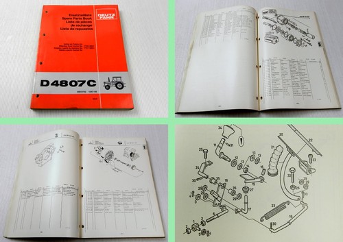 Original deutz 4807c traktor - original, d