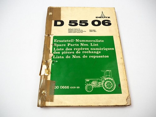 Deutz d5506 traktor - deutz,