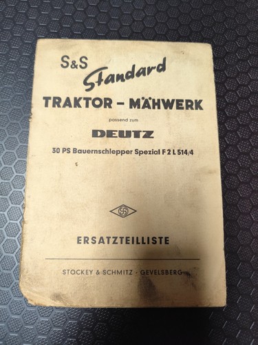Deutz mähwerk s - deutz, &