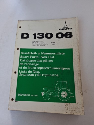 Original ersatzteilliste und - original,