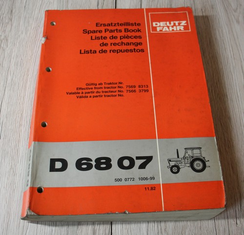 Original deutz ersatzteilliste - original,