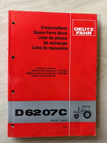 Original deutz ersatzteilliste - deutz,