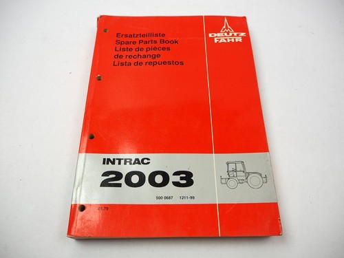 Deutz intrac 2003 traktor - intrac,